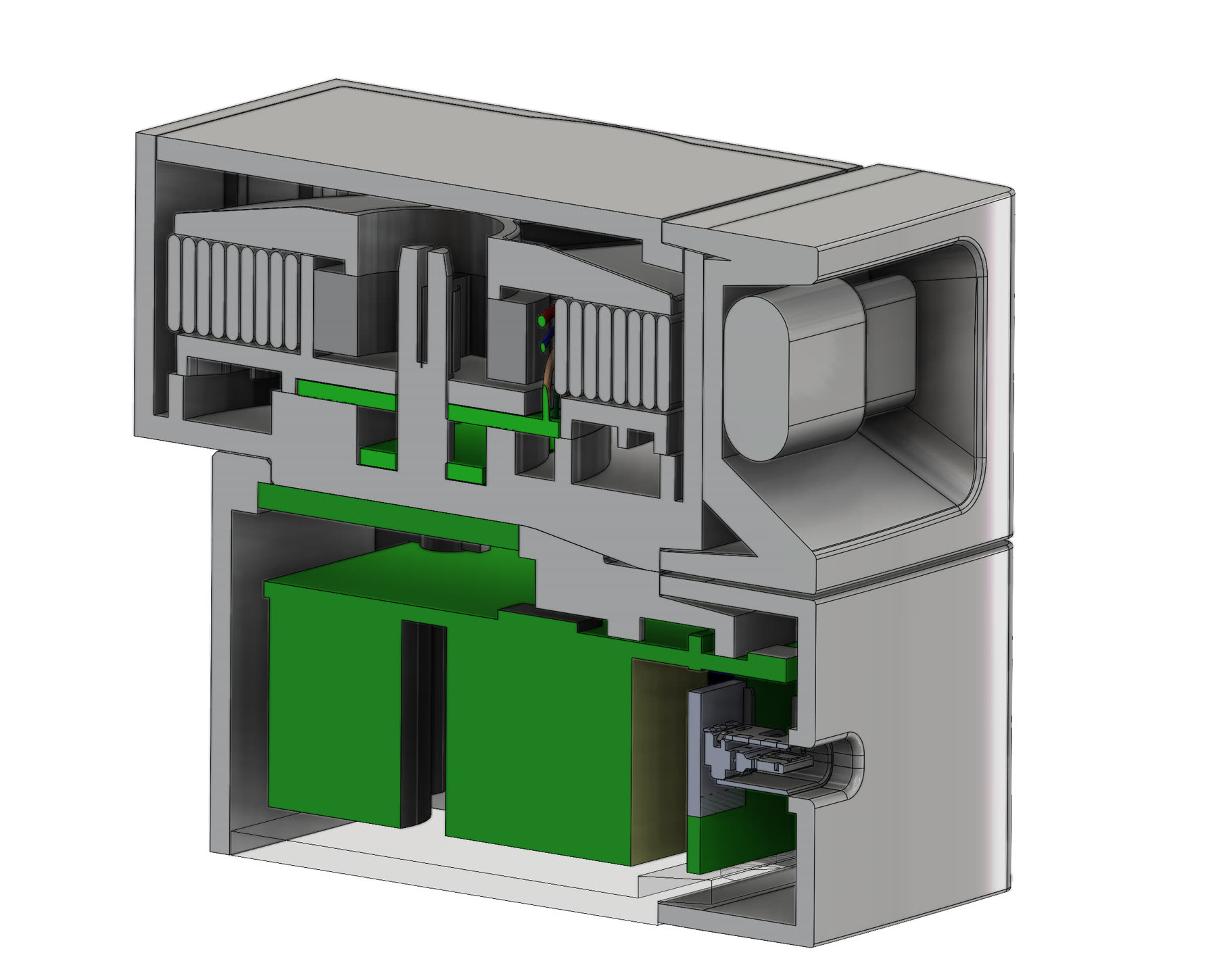 Electro-mechanical CAD model