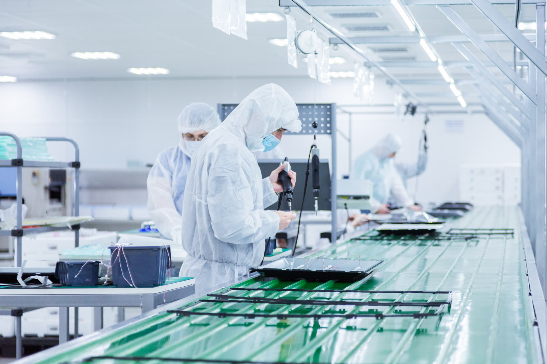 Electronics production line