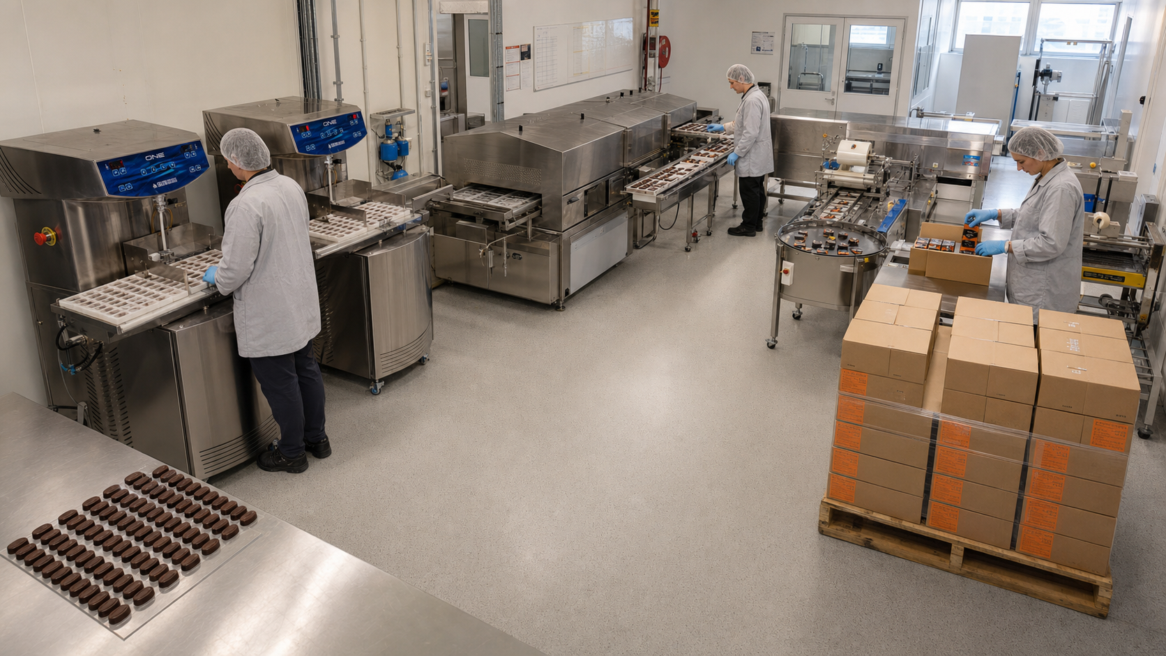 Rendering of the planned MochaMelts production line